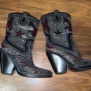 COPY - rhinestone cowgirl boots